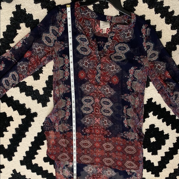 Knox Rose Boho Style Tunic Size XS - Picture 8 of 9